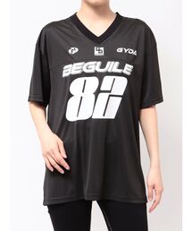 GYDA | BEGUILE 82SPORTY VネックBIG Tシャツ(Tシャツ/カットソー)