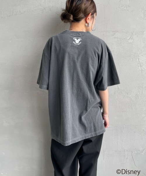 GOOD ROCK SPEED（グッドロックスピード）の「[GOOD ROCK SPEED/グッドロックスピード] 別注 MICKEY MOUSE / プリントTシャツ / ディズニー（Tシャツ/カットソー・レディース・チャコール・M/L/XL）」の10枚目の写真