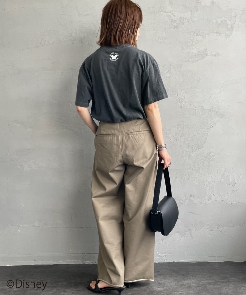 GOOD ROCK SPEED（グッドロックスピード）の「[GOOD ROCK SPEED/グッドロックスピード] 別注 MICKEY MOUSE / プリントTシャツ / ディズニー（Tシャツ/カットソー・レディース・チャコール・M/L/XL）」の17枚目の写真