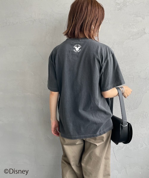 GOOD ROCK SPEED（グッドロックスピード）の「[GOOD ROCK SPEED/グッドロックスピード] 別注 MICKEY MOUSE / プリントTシャツ / ディズニー（Tシャツ/カットソー・レディース・チャコール・M/L/XL）」の19枚目の写真