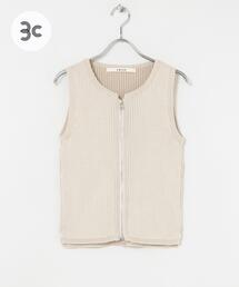 THE GOODLAND MARKET | cwtch　SLEEVE LESS ZIPTOPS(ニット/セーター)
