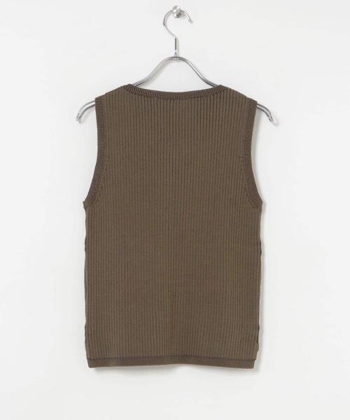 THE GOODLAND MARKET(ザグッドランドマーケット)の「cwtch SLEEVE LESS ZIPTOPS(ニット/セーター・レディース・グレー/アイボリー/ブラウン・FREE)」の19枚目の写真