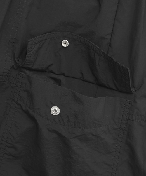 X-girl（エックスガール）の「VOLUME HEM LOOSE EASY PANTS（カーゴパンツ・レディース・ブラック/ライトグレー/ブラウン・S/M）」の10枚目の写真