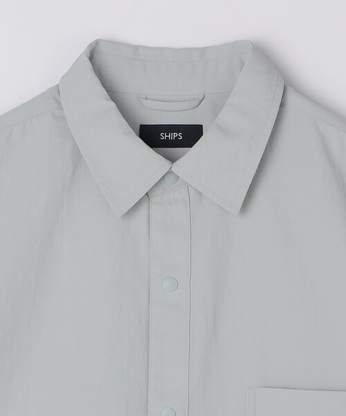 SHIPS(シップス)の「SHIPS: NETPLUS(R) ショートスリーブ シャツ(シャツ/ブラウス・メンズ・ブラック/ライトグレー/キャメル・SMALL/MEDIUM/LARGE/X-LARGE)」の7枚目の写真