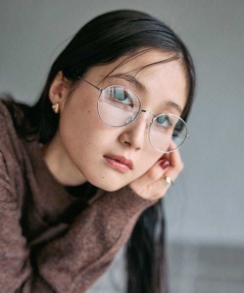 LEPSIM（レプシィム）の「調光ファッショングラス　451342（メガネ・レディース・ブラック/ホワイト/キャメル/ライトグレー/ベージュ系その他/グレー・ONE SIZE）」の20枚目の写真