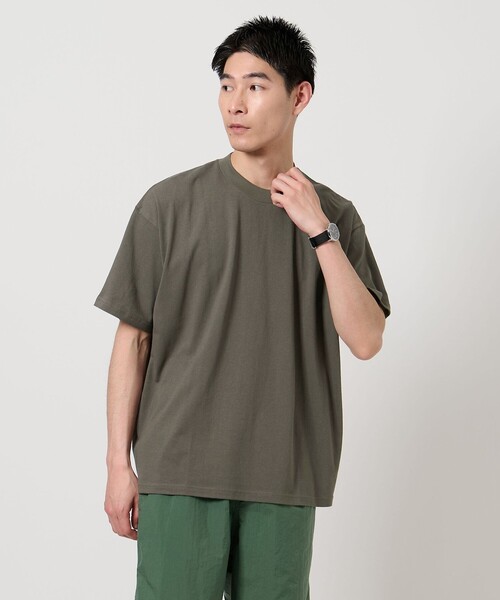 green label relaxing(グリーンレーベルリラクシング)の「<GOAT>ボックス Tシャツ(Tシャツ/カットソー・メンズ・グレー系/ブラック/ネイビー/ダークグレー/ライトグレー/ホワイト・M/XL/L/S)」の4枚目の写真