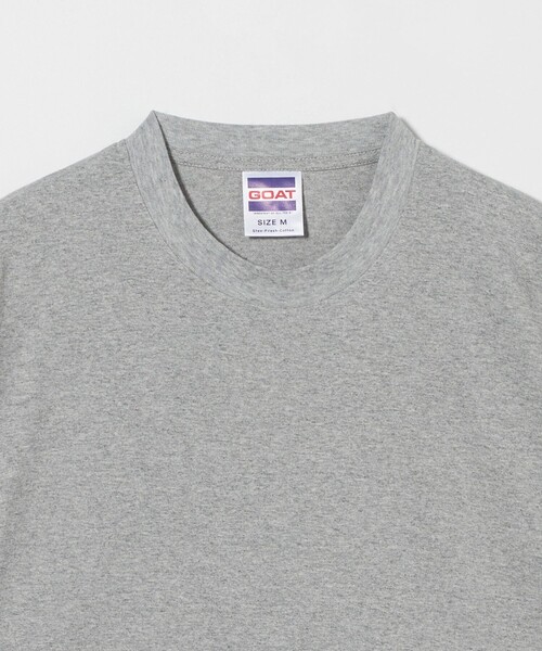 green label relaxing(グリーンレーベルリラクシング)の「<GOAT>ボックス Tシャツ(Tシャツ/カットソー・メンズ・グレー系/ブラック/ネイビー/ダークグレー/ライトグレー/ホワイト・M/XL/L/S)」の10枚目の写真