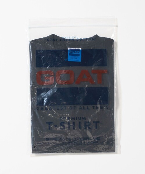 green label relaxing(グリーンレーベルリラクシング)の「<GOAT>ボックス Tシャツ(Tシャツ/カットソー・メンズ・グレー系/ブラック/ネイビー/ダークグレー/ライトグレー/ホワイト・M/XL/L/S)」の20枚目の写真