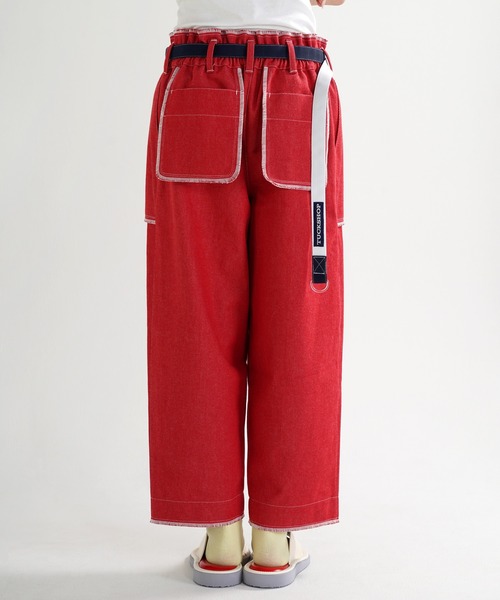 TUCKSHOP(タックショップ)の「OUT POCKET JEANS / アウト ポケット ジーンズ(デニムパンツ・メンズ・オフホワイト/レッド・1/2)」の17枚目の写真
