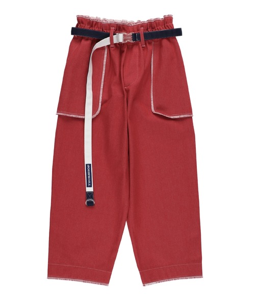 TUCKSHOP(タックショップ)の「OUT POCKET JEANS / アウト ポケット ジーンズ(デニムパンツ・メンズ・オフホワイト/レッド・1/2)」の19枚目の写真