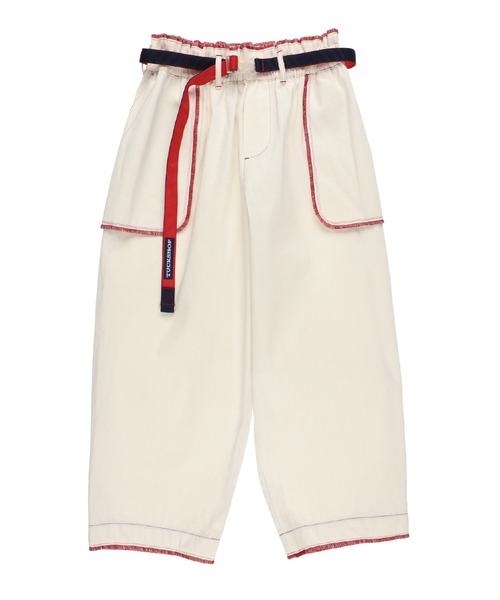 TUCKSHOP(タックショップ)の「OUT POCKET JEANS / アウト ポケット ジーンズ(デニムパンツ・メンズ・オフホワイト/レッド・1/2)」の20枚目の写真