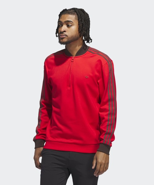 サイズ：XL ADIDAS GOLF アディダスゴルフ HZ3235 スウェット パーカー  オレンジ系 [240101422764] ゴルフウェア メンズ ストスト adidas 【新品】アディダス パーカー オレンジ ビッグロゴ