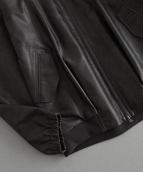 remer(リメール)の「loose quilting vintage blouson / ルーズキルティングヴィンテージブルゾン(ブルゾン・メンズ・ブラック/チャコールグレー・SMALL/X-SMALL/LARGE/MEDIUM)」の22枚目の写真