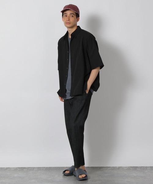 LAKOLE（ラコレ）の「BIGシャツ / 497585（シャツ/ブラウス・メンズ・ブラック/サックスブルー/ホワイト/ブラウン・FREE）」の8枚目の写真