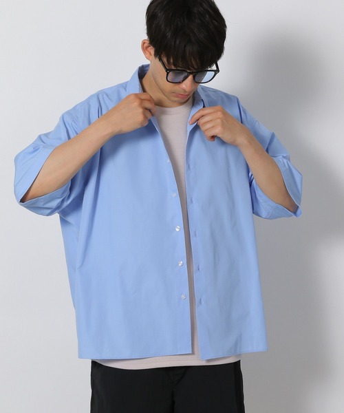 LAKOLE（ラコレ）の「BIGシャツ / 497585（シャツ/ブラウス・メンズ・ブラック/サックスブルー/ホワイト/ブラウン・FREE）」の14枚目の写真