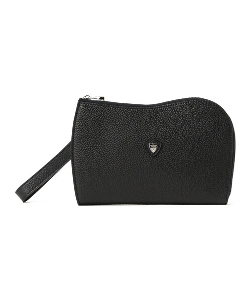 BEAMS F(ビームスエフ)の「CHAMBORD SELLIER / petit ANGERS レザー ミニクラッチバッグ(トートバッグ・メンズ・カーキ/ブラック・ONE SIZE)」の2枚目の写真