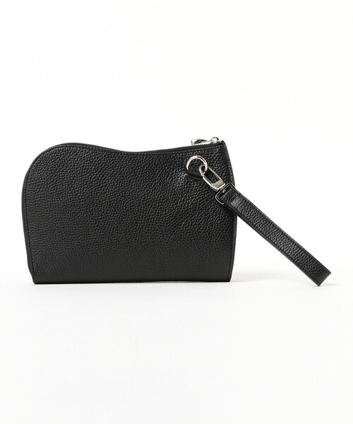 BEAMS F(ビームスエフ)の「CHAMBORD SELLIER / petit ANGERS レザー ミニクラッチバッグ(トートバッグ・メンズ・カーキ/ブラック・ONE SIZE)」の3枚目の写真