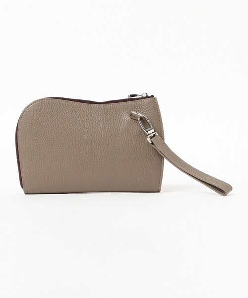 BEAMS F(ビームスエフ)の「CHAMBORD SELLIER / petit ANGERS レザー ミニクラッチバッグ(トートバッグ・メンズ・カーキ/ブラック・ONE SIZE)」の5枚目の写真