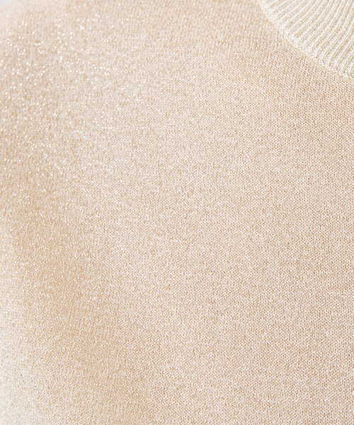 Whim Gazette（ウィムガゼット）の「ラメプルオーバー（ニット/セーター・レディース・ベージュ/シルバー・FREE）」の12枚目の写真