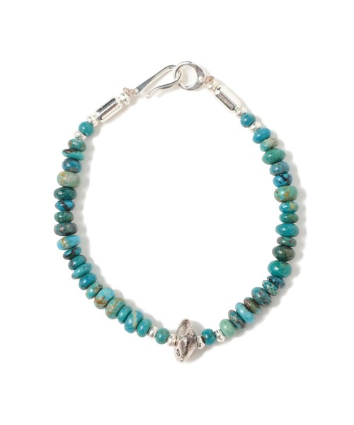 SunKu(サンク)の「SunKu / Stone Bracelet(ブレスレット・メンズ・ロイヤルブルー/ホワイト/ブラック・ONE SIZE)」の3枚目の写真
