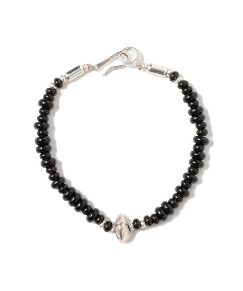 SunKu(サンク)の「SunKu / Stone Bracelet(ブレスレット・メンズ・ロイヤルブルー/ホワイト/ブラック・ONE SIZE)」の2枚目の写真