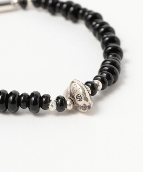 SunKu(サンク)の「SunKu / Stone Bracelet(ブレスレット・メンズ・ロイヤルブルー/ホワイト/ブラック・ONE SIZE)」の7枚目の写真