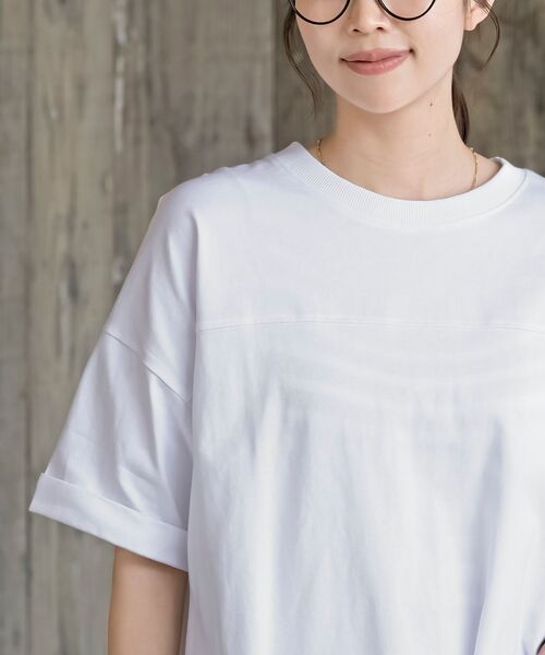 rps(アールピーエス)の「BACKヘンリーT(Tシャツ/カットソー・レディース・ブラック/ブルー/オフホワイト・フリー)」の8枚目の写真