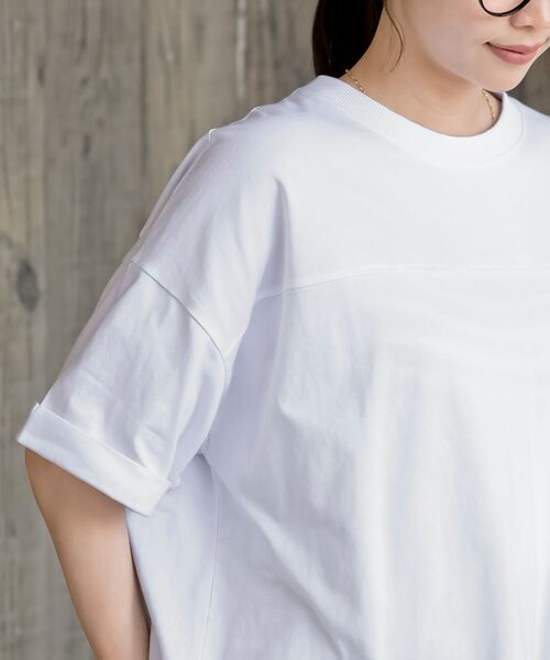 rps(アールピーエス)の「BACKヘンリーT(Tシャツ/カットソー・レディース・ブラック/ブルー/オフホワイト・フリー)」の11枚目の写真