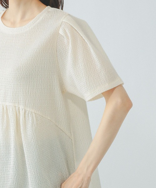 GLOBAL WORK(グローバルワーク)の「ジャガードペプラムプルオーバー/311078(Tシャツ/カットソー・レディース・アイボリー/ブラック/グリーン系その他3・MEDIUM/LARGE)」の21枚目の写真