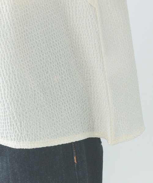 GLOBAL WORK(グローバルワーク)の「ジャガードペプラムプルオーバー/311078(Tシャツ/カットソー・レディース・アイボリー/ブラック/グリーン系その他3・MEDIUM/LARGE)」の22枚目の写真