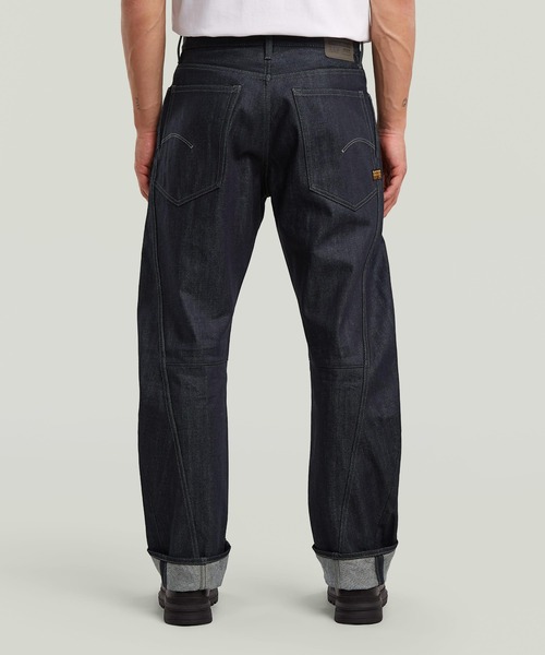 G-STAR（ジースター）の「【Safari Online掲載】CONTOR 3D REGULAR JEANS/立体裁断レギュラーストレートジーンズ/リジッドデニム（デニムパンツ・メンズ・ダークインディゴブルー・28/30/29/30/30/30/31/30/32/30/33/30/34/30）」の2枚目の写真