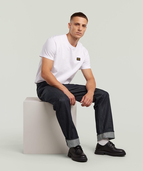 G-STAR（ジースター）の「【Safari Online掲載】CONTOR 3D REGULAR JEANS/立体裁断レギュラーストレートジーンズ/リジッドデニム（デニムパンツ・メンズ・ダークインディゴブルー・28/30/29/30/30/30/31/30/32/30/33/30/34/30）」の4枚目の写真