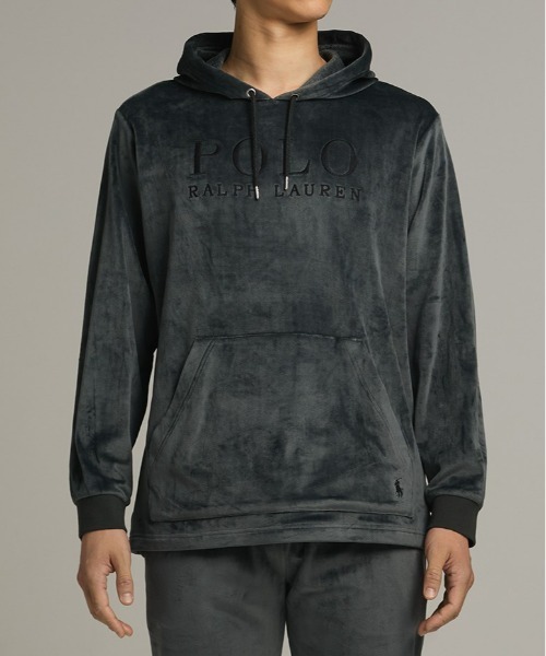 POLO RALPH LAUREN(ポロ ラルフ ローレン)の「【POLO RALPH LAUREN】フーディーロングスリーブ(ルームウェア/パジャマ・メンズ・カーキ/ネイビー/ダークグレー・X-LARGE/LARGE/MEDIUM)」の1枚目の写真