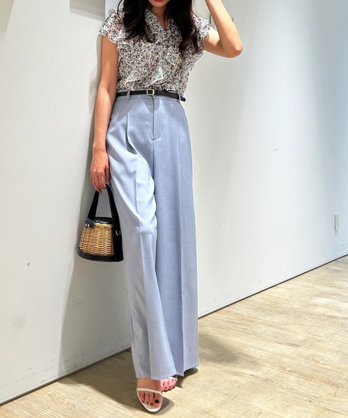 JUSGLITTY（ジャスグリッティー）の「フローレットフリルブラウス（シャツ/ブラウス・レディース・ライトイエロー/オレンジ系その他2・1/2）」の9枚目の写真