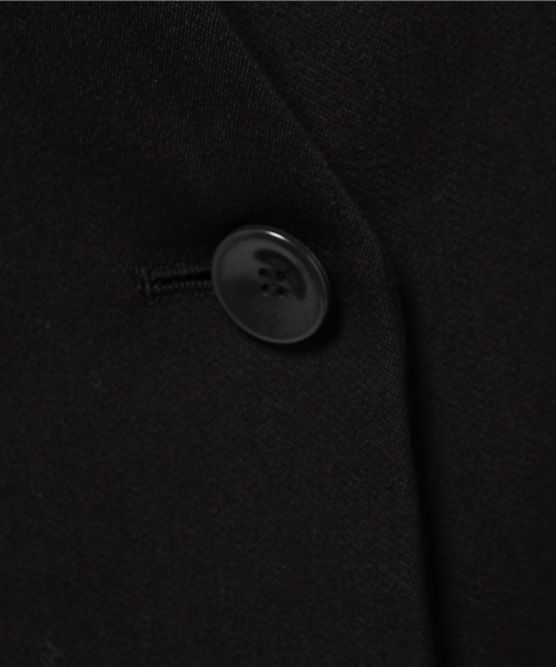 OUTLET（アウトレット）の「【robbem】T/Wロングジレ（ベスト・レディース・ブラック/オフホワイト・38）」の11枚目の写真