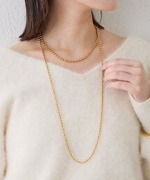 RIVE DROITE | 【R.good(アールドットグッド)】120ｃｍボールチェーンアジャストネックレ(ネックレス)