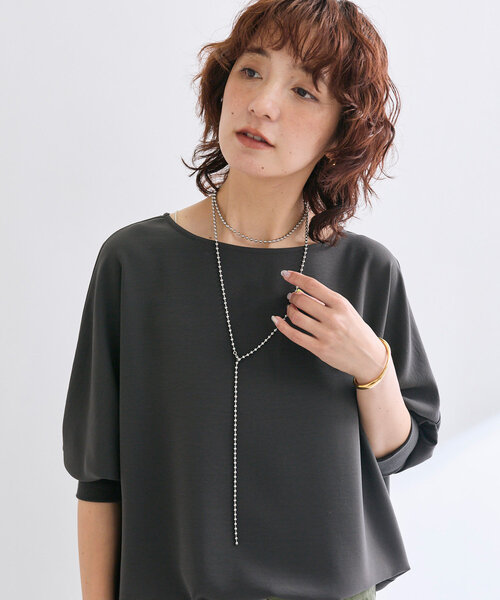 RIVE DROITE(リヴドロワ)の「【R.good(アールドットグッド)】120cmボールチェーンアジャストネックレス(ネックレス・レディース・シルバー/ゴールド・FREE)」の4枚目の写真