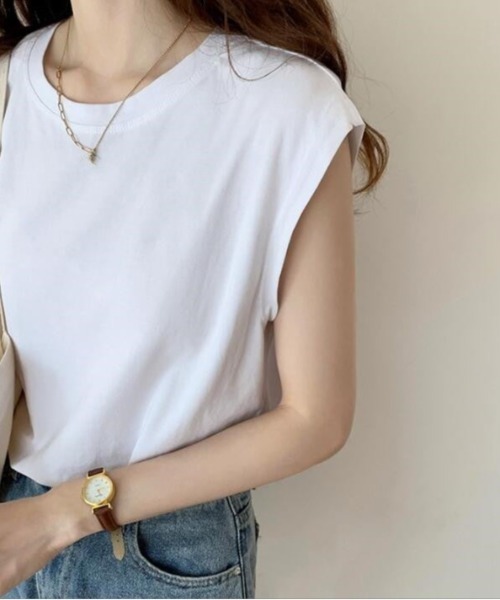 Dolce Fiora(ドルチェフィオラ)の「ワイドスリーブトップス(Tシャツ/カットソー・レディース・ブラック/ホワイト・M)」の6枚目の写真