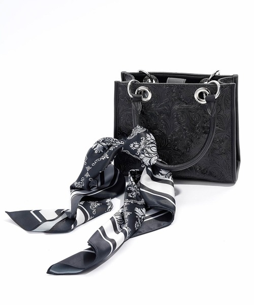 HARE（ハレ）の「アソートパターンスカーフ(HARE)（バンダナ/スカーフ・レディース・グレー系その他/ブラック系その他・FREE）」の4枚目の写真