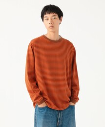 BEAMS | ベーシックフィット ボーダー ロングスリーブTシャツ(Tシャツ/カットソー)