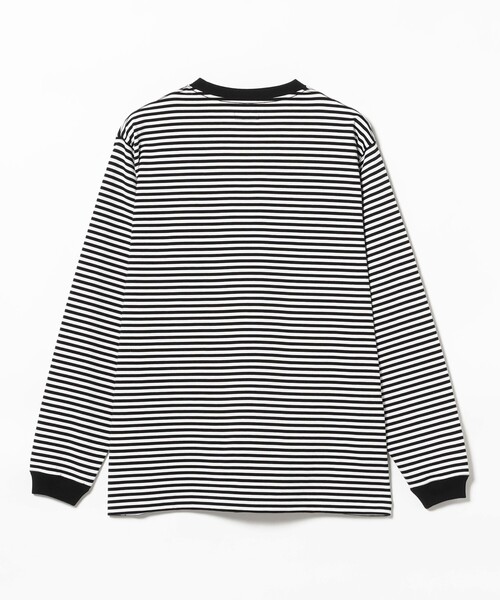BEAMS(ビームス)の「ベーシックフィット ボーダー ロングスリーブTシャツ(Tシャツ/カットソー・メンズ・ブラック/ブラウン・XL/M/S/L)」の9枚目の写真