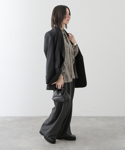 journal standard L'essage(ジャーナルスタンダードレサージュ)の「《追加》IDEVEAUX*IPEKERボウタイブラウス(シャツ/ブラウス・レディース・ブラック/ブラックミックス/ブラック系その他・FREE)」の15枚目の写真