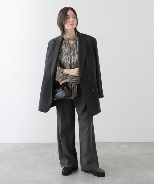 journal standard L'essage(ジャーナルスタンダードレサージュ)の「《追加》IDEVEAUX*IPEKERボウタイブラウス(シャツ/ブラウス・レディース・ブラック/ブラックミックス/ブラック系その他・FREE)」の16枚目の写真