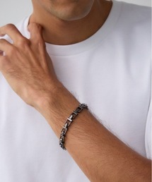 AZUL by moussy | スクエアブロックチェーンブレスレット(ブレスレット)