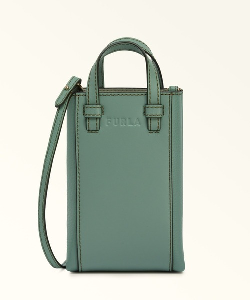 FURLA(フルラ)の「フルラ ミアステラ (FURLA MIASTELLA) ミニクロスボディバッグ(ボディバッグ/ウエストポーチ・レディース・ネイビー/セージグリーン・ONE SIZE)」の1枚目の写真