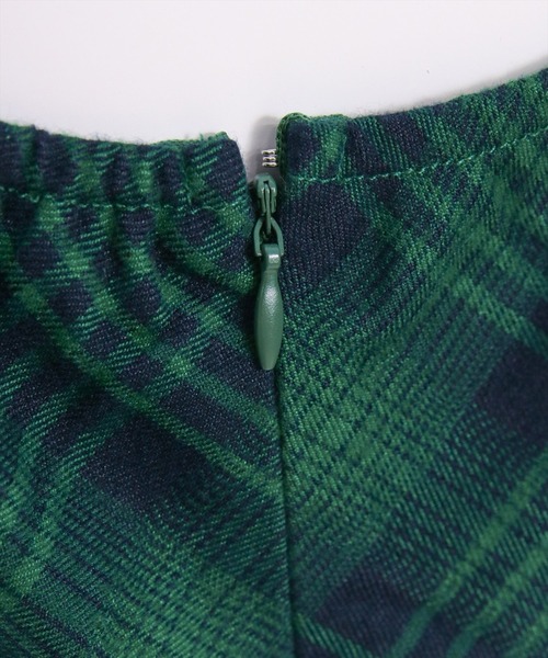 clear（クリア）の「リボン付きチェックミニワンピ‐ス[着回し力抜群 ガーリー レトロ]（ワンピース・レディース・グリーン系その他/ブラック系その他/ブラウン系その他・F）」の17枚目の写真