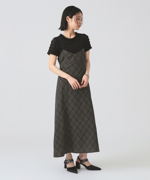 Ray BEAMS（レイビームス）の「プリント キャミ ワンピース（ワンピース・レディース・カーキ/グリーン系その他5・0/1）」の10枚目の写真