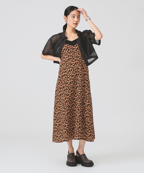 Ray BEAMS（レイビームス）の「プリント キャミ ワンピース（ワンピース・レディース・カーキ/グリーン系その他5・0/1）」の12枚目の写真