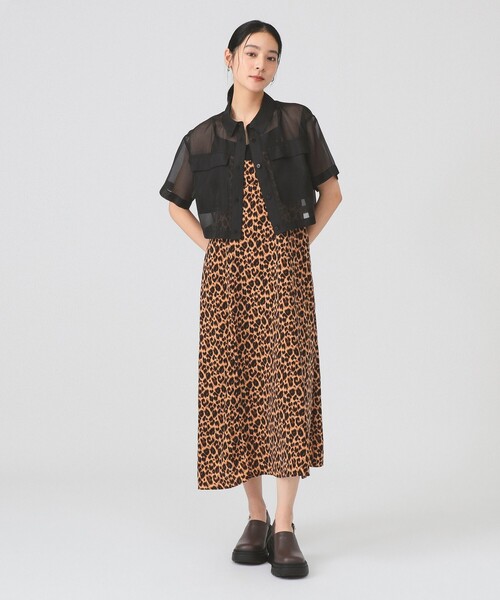 Ray BEAMS（レイビームス）の「プリント キャミ ワンピース（ワンピース・レディース・カーキ/グリーン系その他5・0/1）」の13枚目の写真