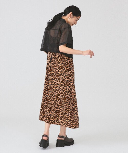 Ray BEAMS（レイビームス）の「プリント キャミ ワンピース（ワンピース・レディース・カーキ/グリーン系その他5・0/1）」の15枚目の写真